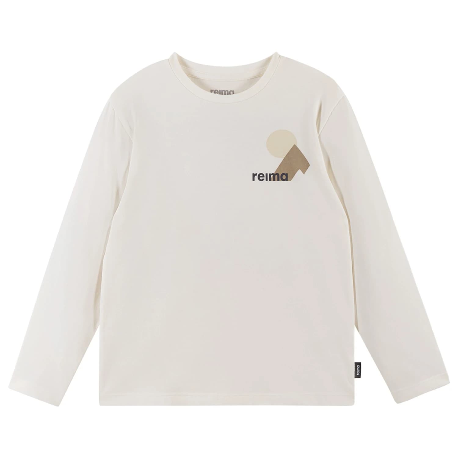 Детска блуза с дълъг ръкав Reima Kid's Tosikiva Longsleeve - Off White