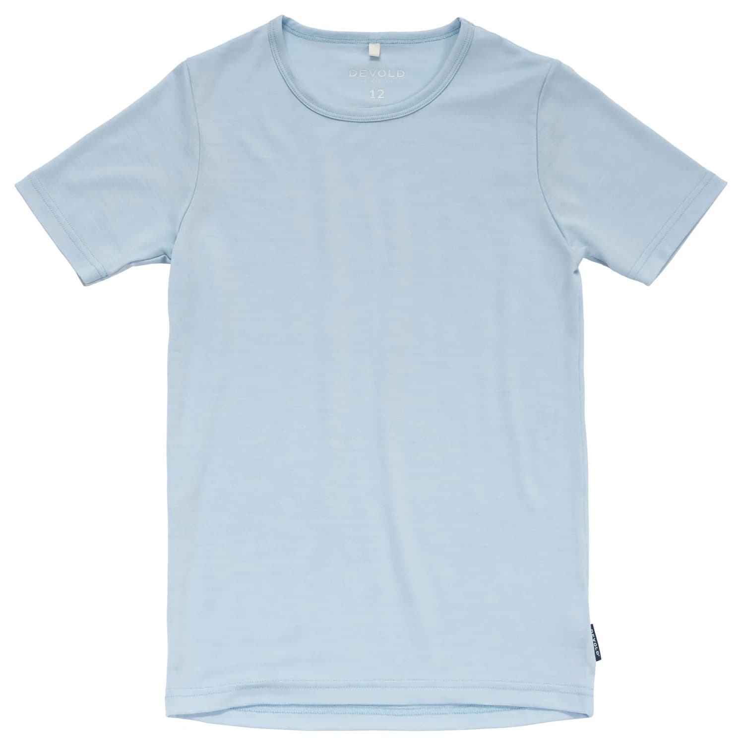 Детска мериносова блуза Devold Kid's Classic Tee Merino shirt - Dawn