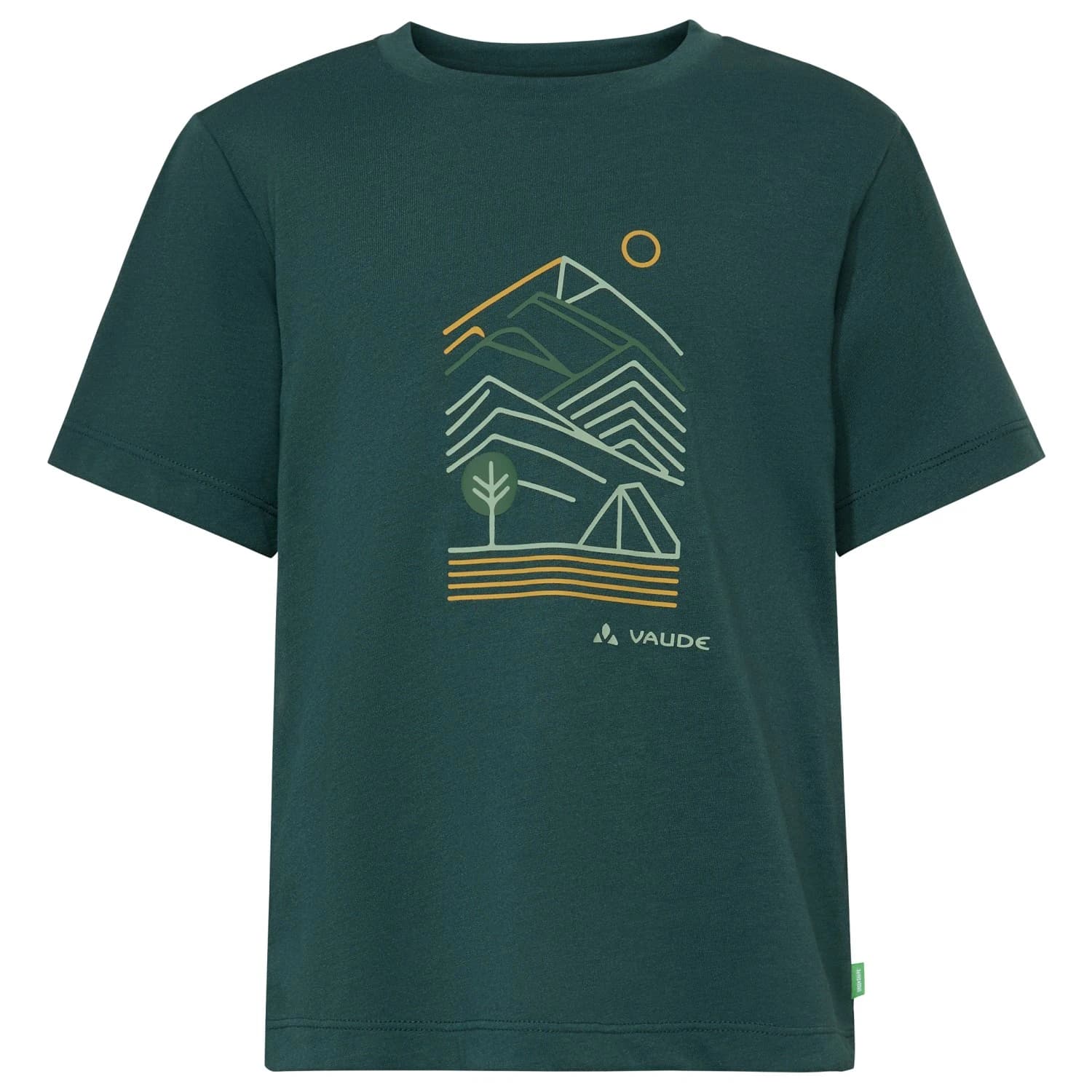 Детска спортна тениска Vaude Kid's Rokua T-Shirt T-shirt - Deep Pond