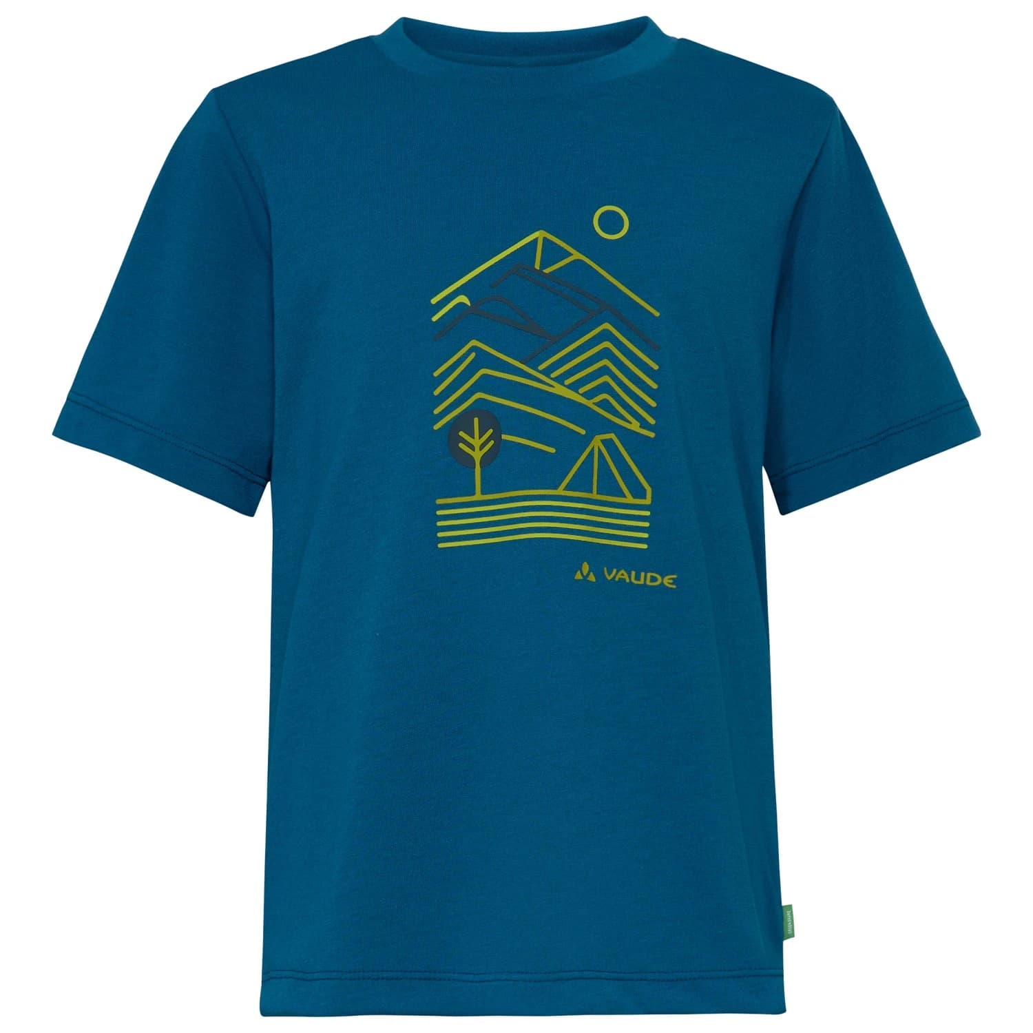 Детска спортна тениска Vaude Kid's Rokua T-Shirt T-shirt - Shore Blue
