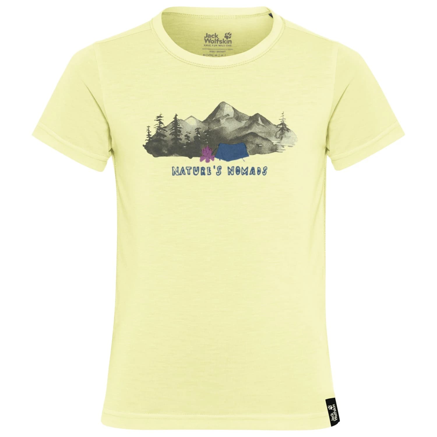 Детска спортна тениска Jack Wolfskin Kid's Hiking Graphic T-Shirt Sport shirt - Print Daisy
