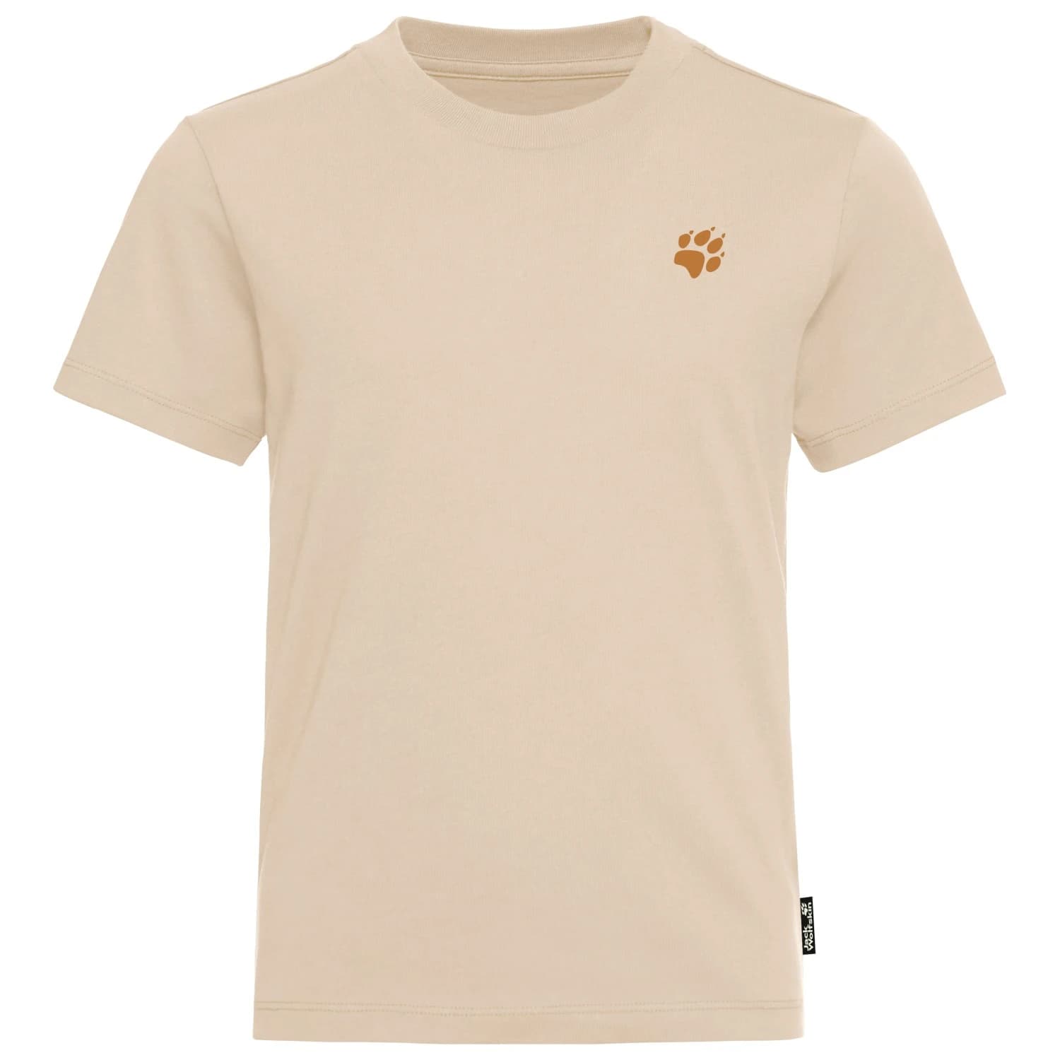 Детска тениска Jack Wolfskin Kid's Paw T-Shirt - Paw Oyster