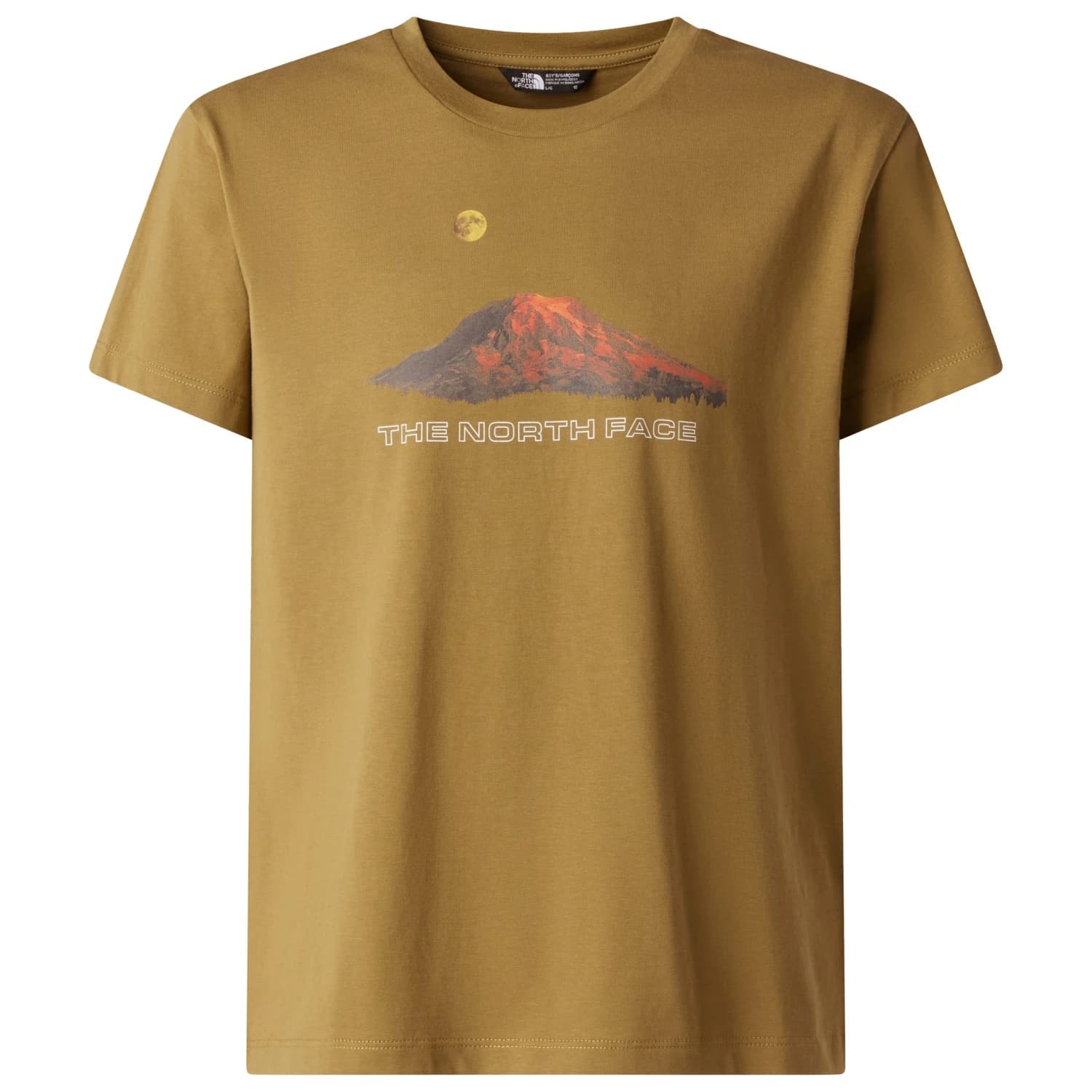 Тениска The north face Boy's Mountain Night Relaxed S/S Tee T-shirt - Cedar
