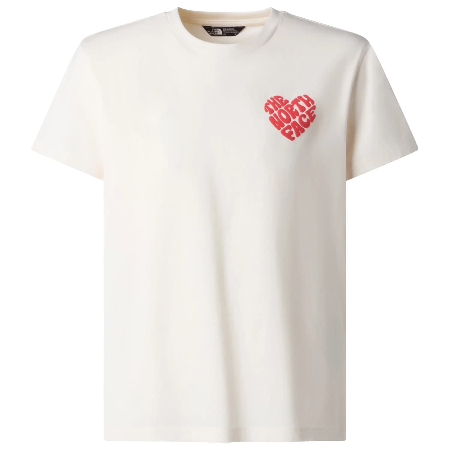 Тениска The north face Girl's Brand Proud Relaxed S/S Tee T-shirt - White Dune