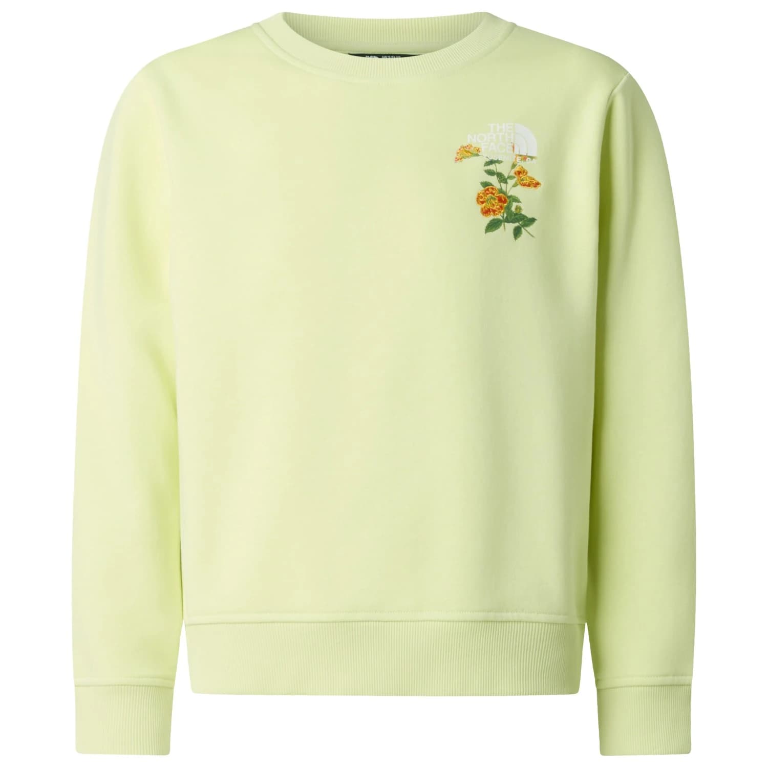 Пуловер The North Face Girl's Flora Relaxed Crew Jumper - Lemon Mist