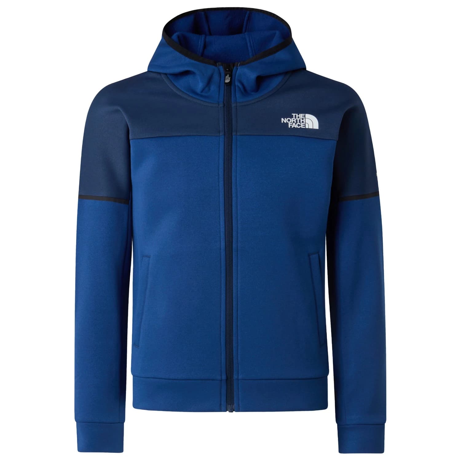 Детско яке за тренировка The North Face Kid's Mountain Athletics Full Zip Hoodie Training jacket - Summit Navy / Estate Blue