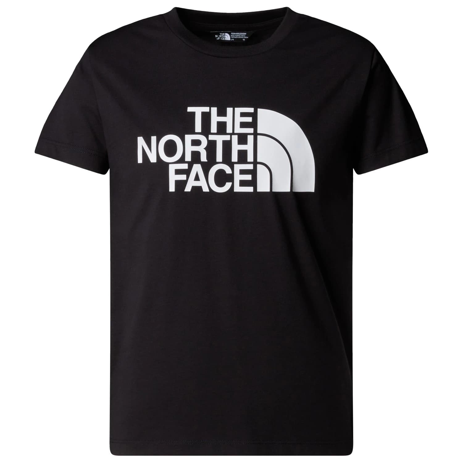 Детска тениска The North Face Kid's Teen Easy S/S Tee T-shirt - Black