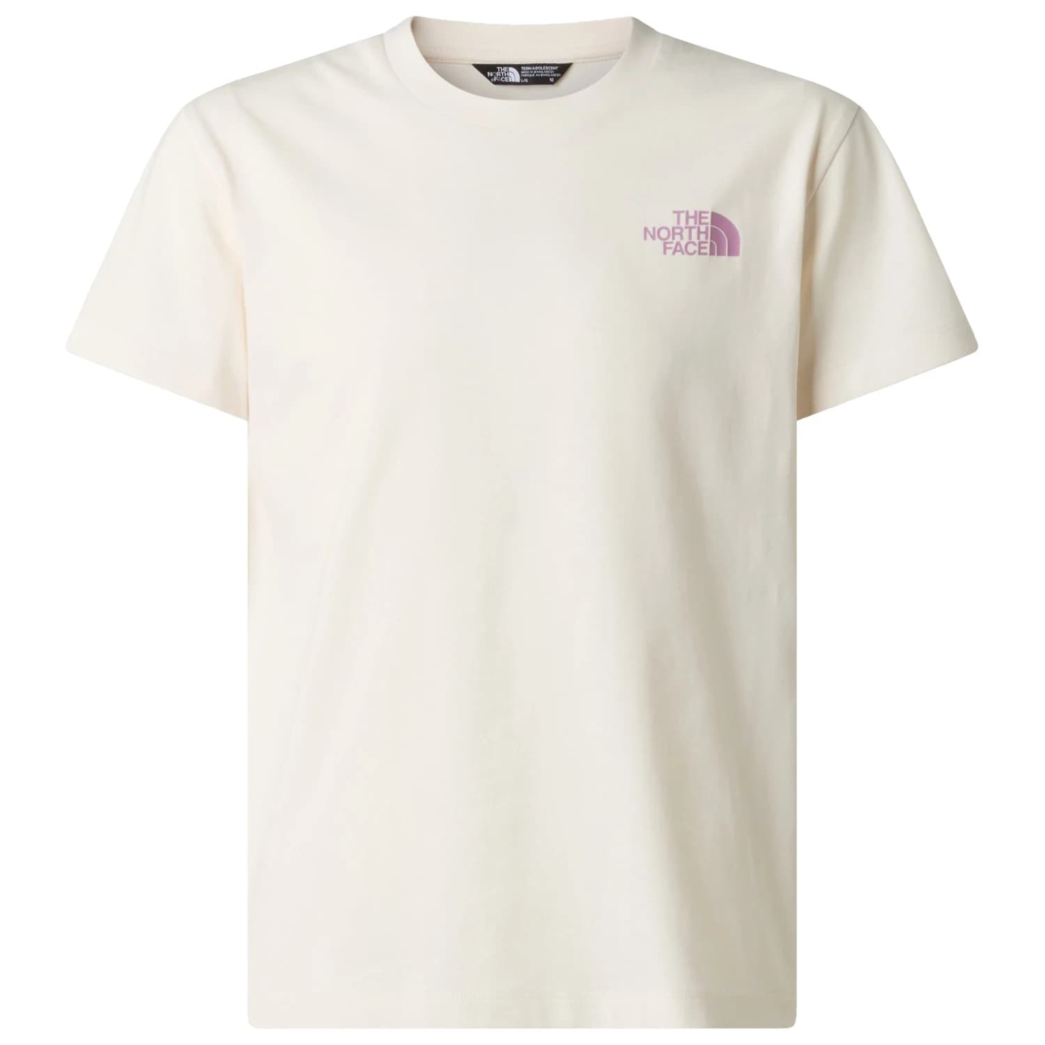 Детска тениска The north face Kid's Teen Voyage Relaxed Short Sleeve Tee T-shirt - White Dune
