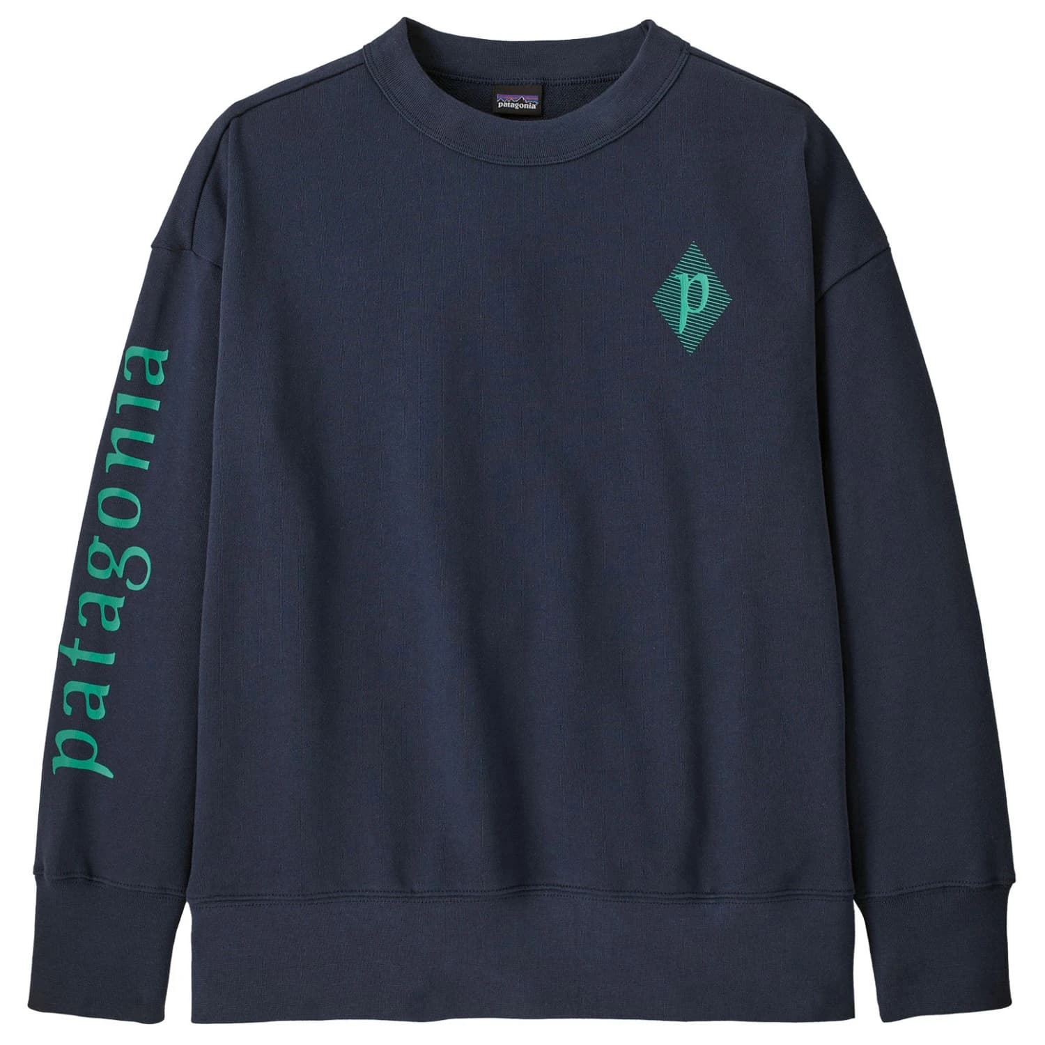 Детски пуловер Patagonia Kid's Crew Sweatshirt Jumper - Hut Tripper: New Navy