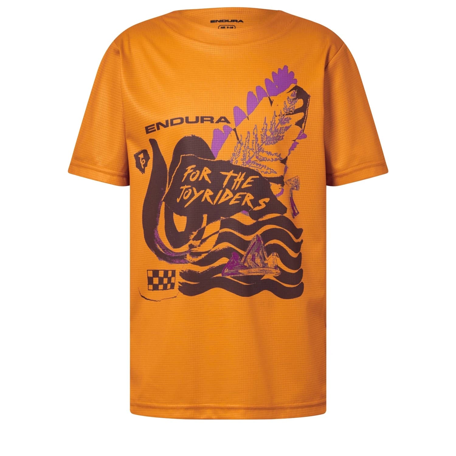 Детска спортна тениска Endura Kid's SingleTrack Core Tee Sport shirt - End Orange