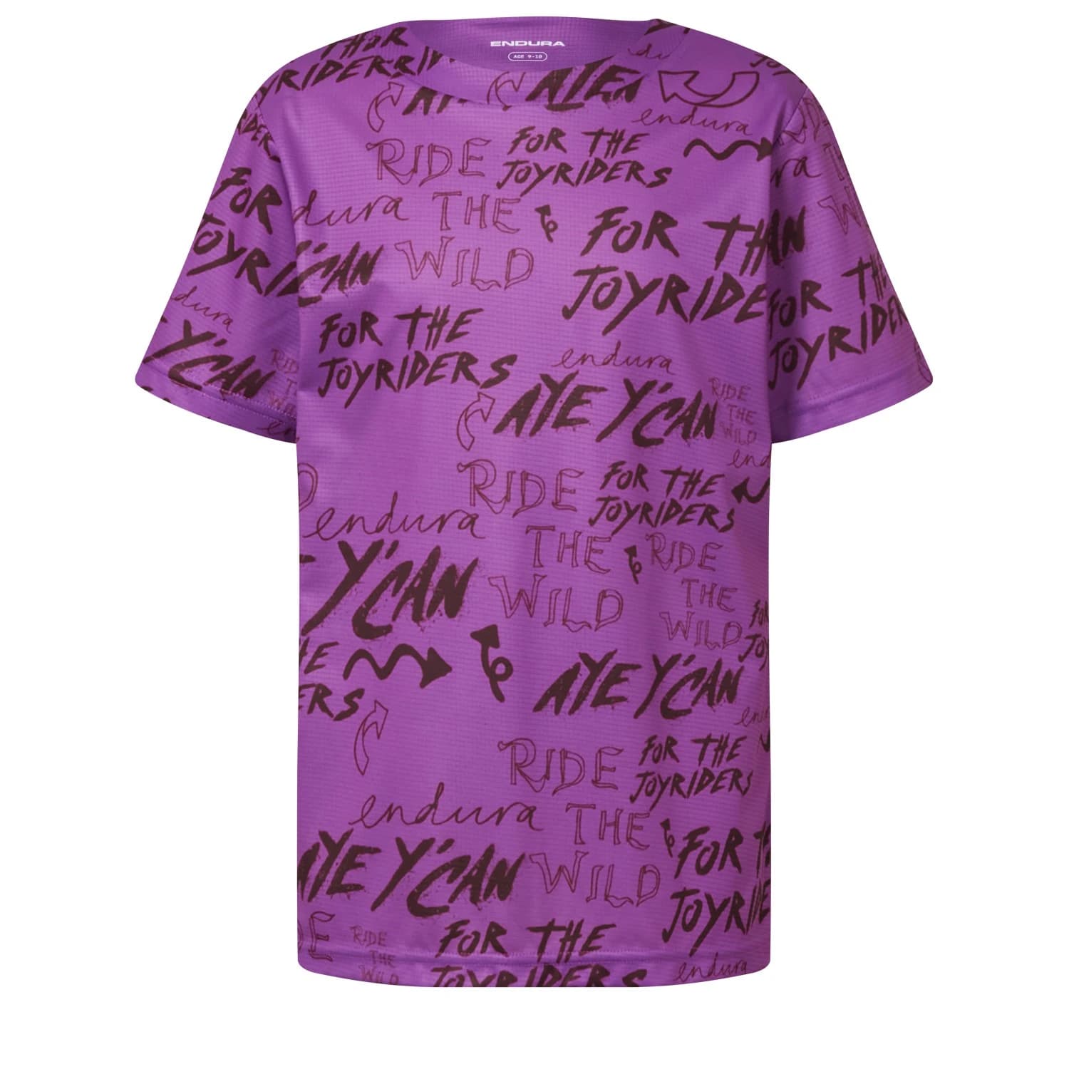 Детска спортна тениска Endura Kid's SingleTrack Core Tee Sport shirt - End Purple