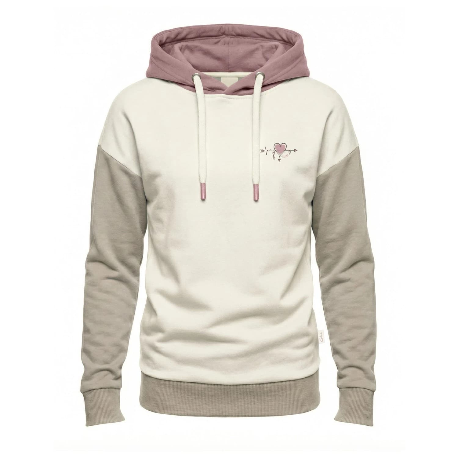 Детски суичър Chillaz Kid's Curitiba Heartbeat To Climb Hoodie - Creme