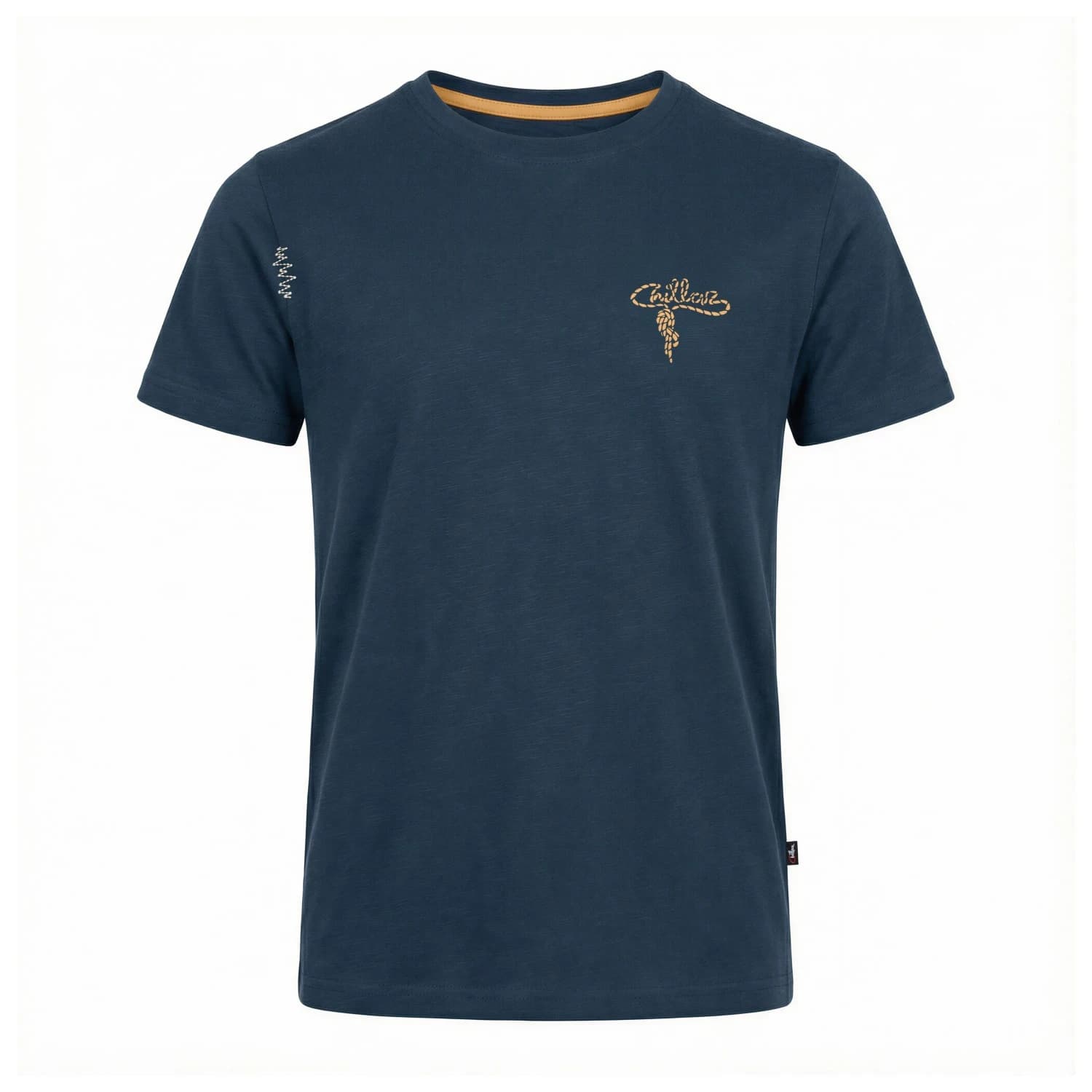 Детска тениска Chillaz Kid's Lübeck Mountain Logo T-shirt - Dark Blue