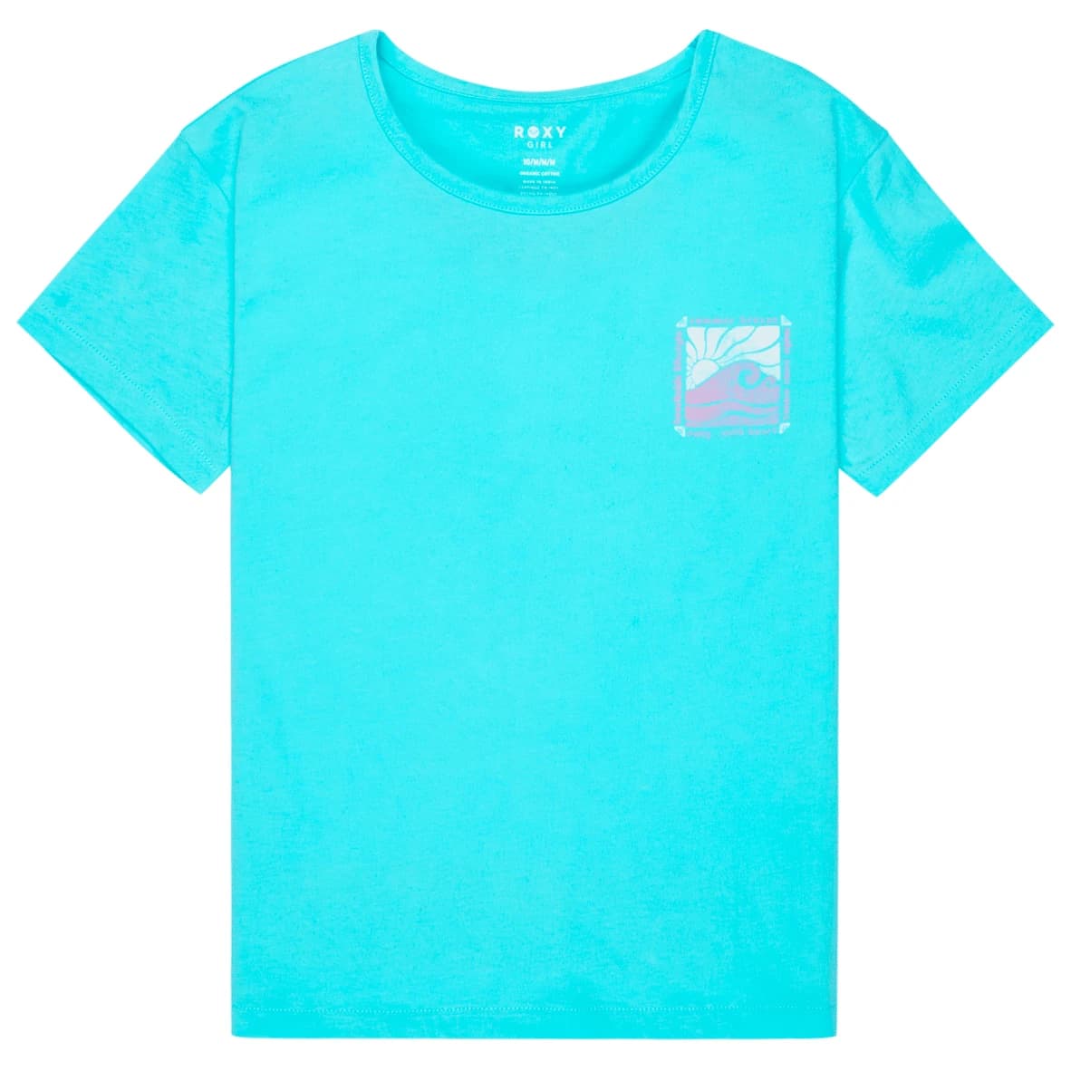 Детска тениска Roxy Kid's Lilyregular Night Vintage T-shirt - Aqua Splash