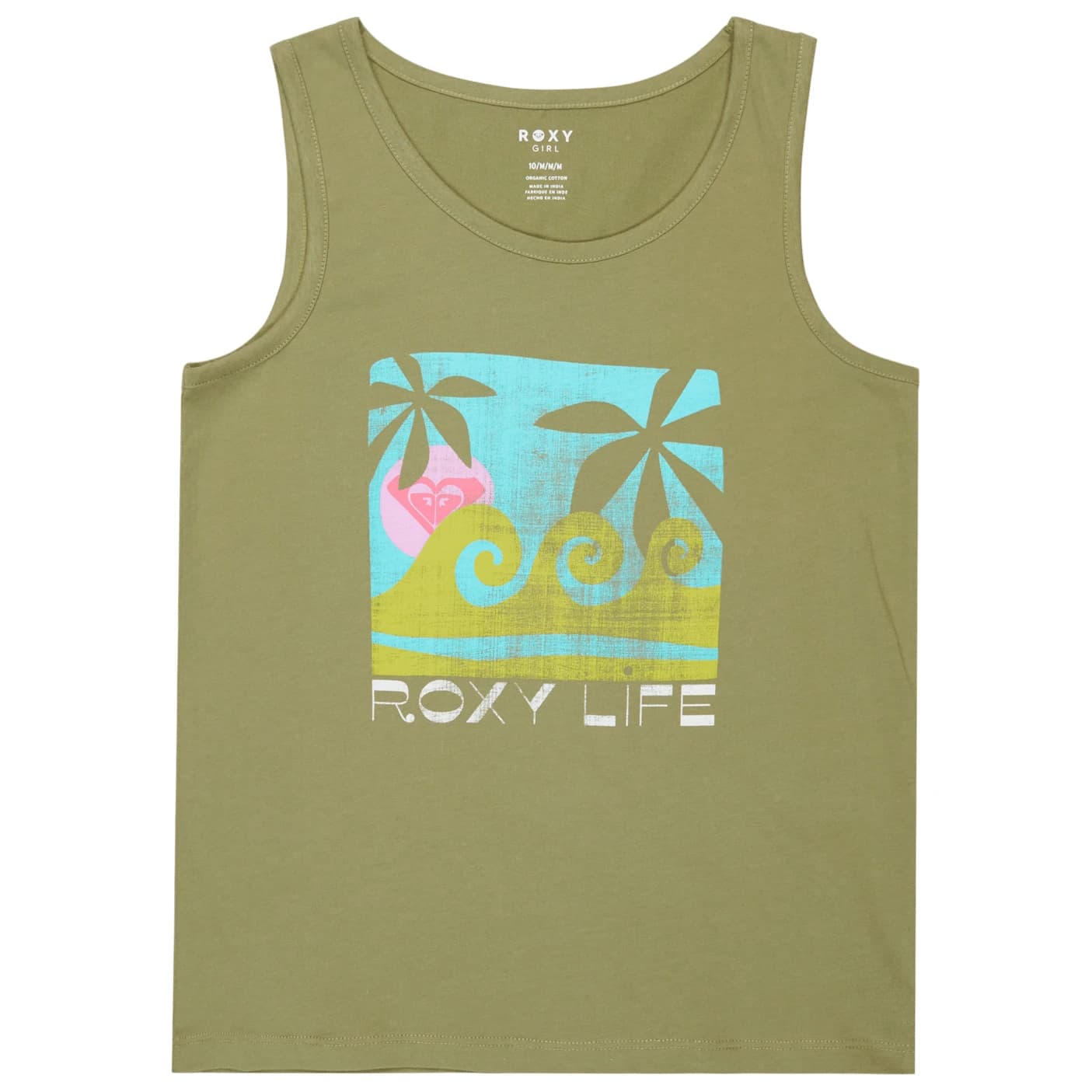 Детски топ Roxy Kid's Miaregular Vintage Top - Oil Green