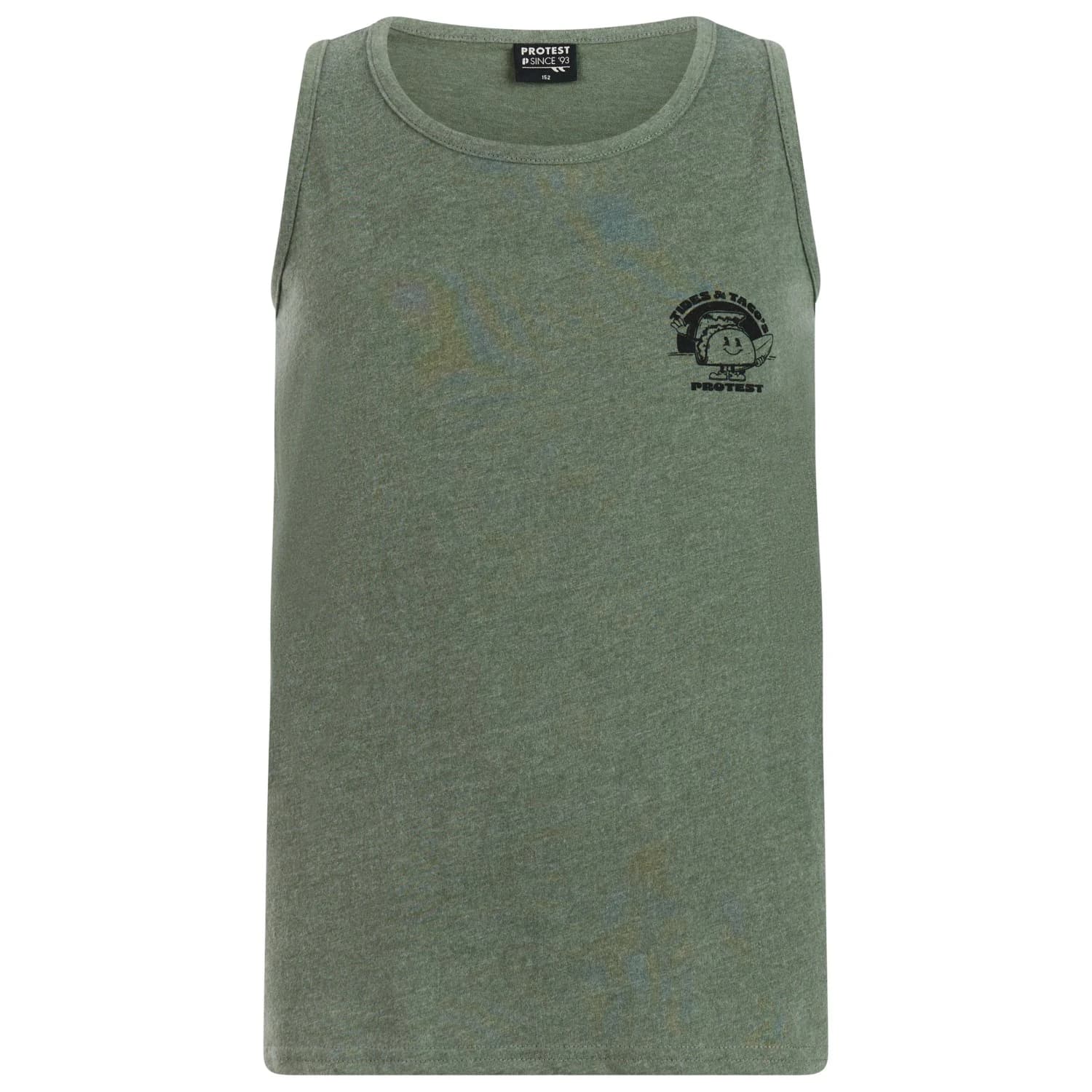 Детски потник с широка презрамка Protest Kid's PRTRemix Tank top - Thyme