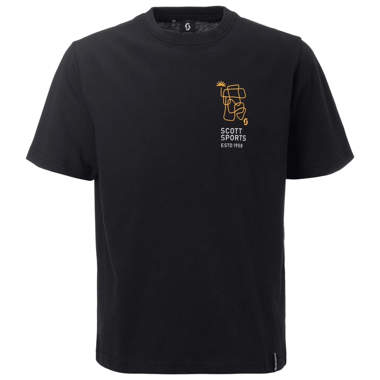 Детска тениска Scott Kid's Tee Graphic S/S T-shirt - Black