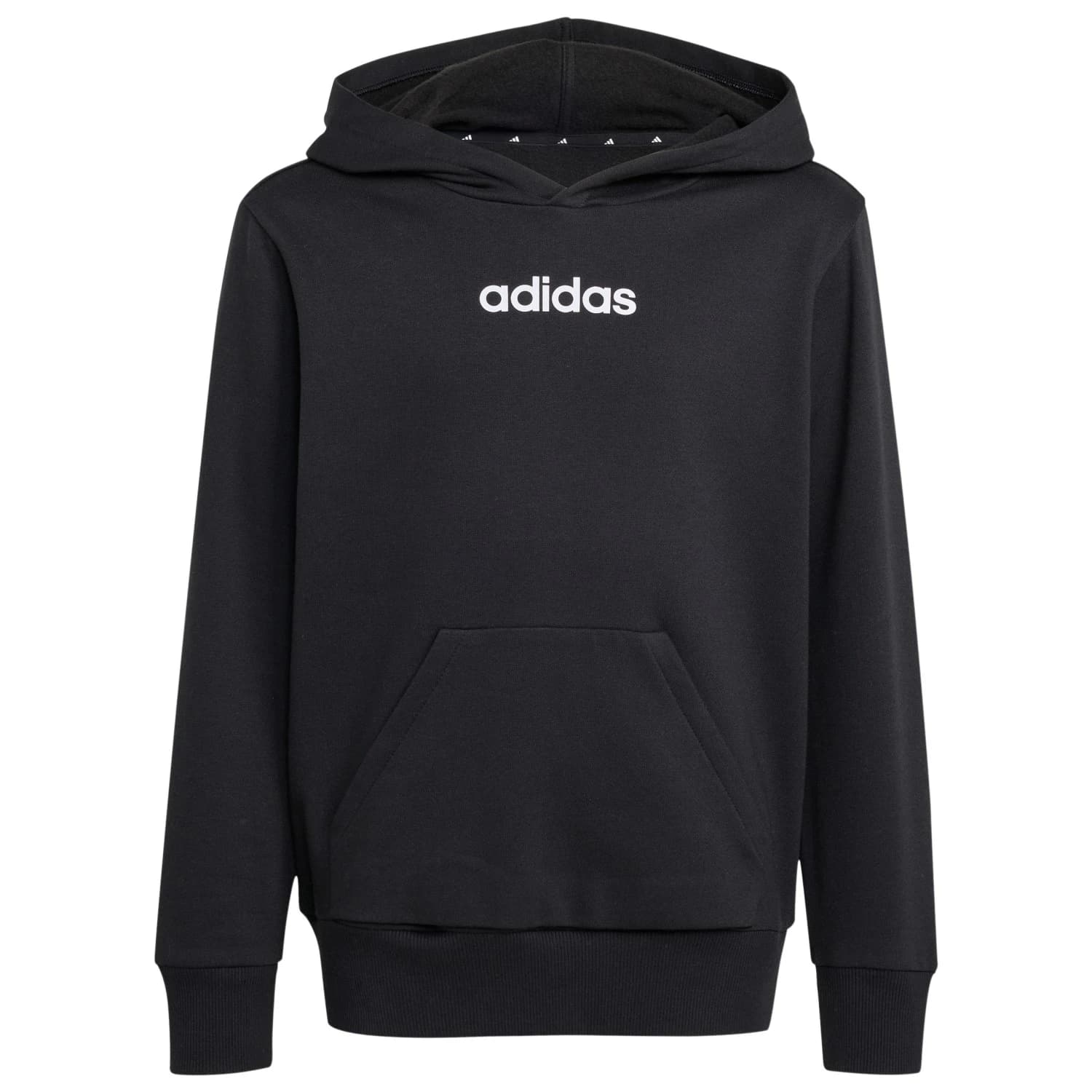 Детски суичър adidas Kid's LIN FL Hoody Hoodie - Black / White