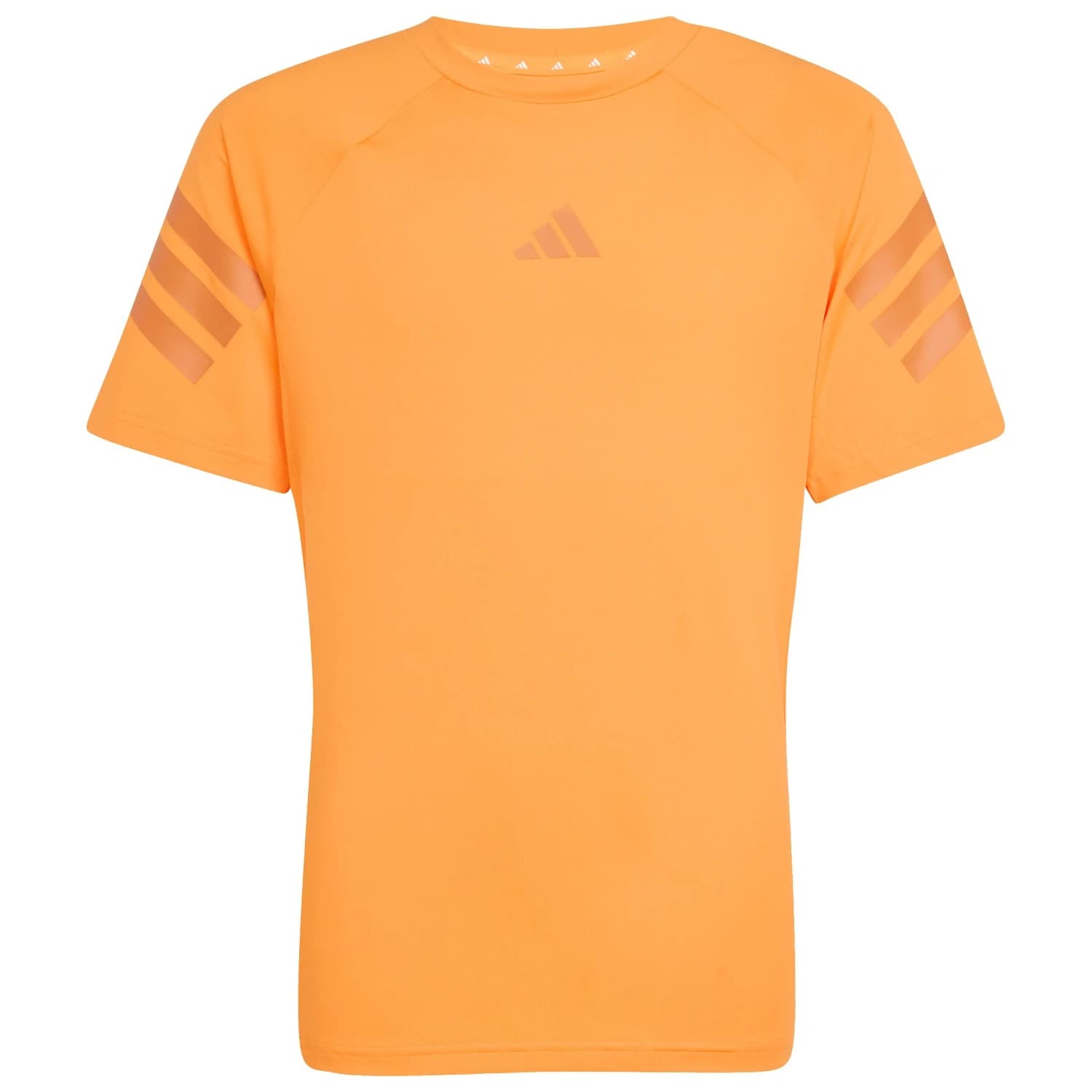 Детска спортна тениска adidas Kid's Sport Icons 3-Stripes Tee Sport shirt - Pure Orange / Fox Orange