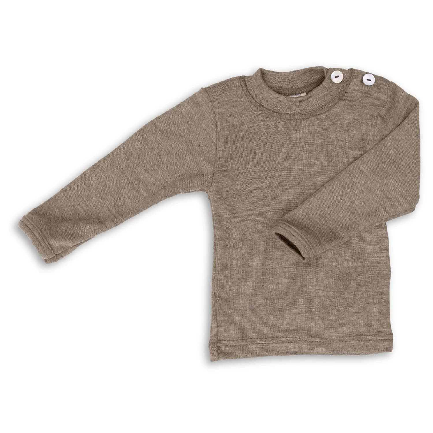 Вълнен пуловер Engel Baby Long-Sleeve Shirt Longsleeve - Walnuss