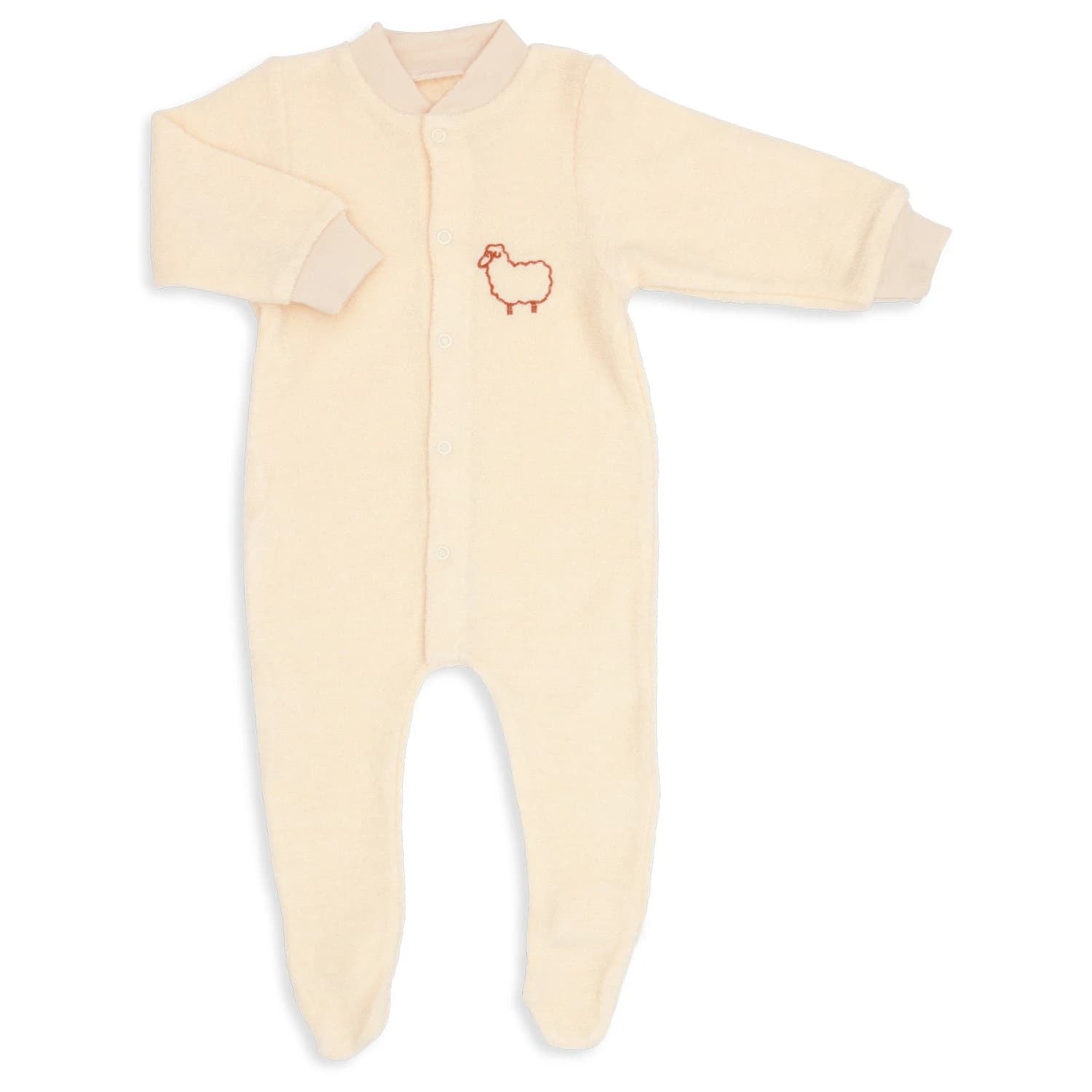 Детски цял костюм Engel Kid's Einteiliger Schlafanzug  'Kleines Schaf' Pyjamas - Natur