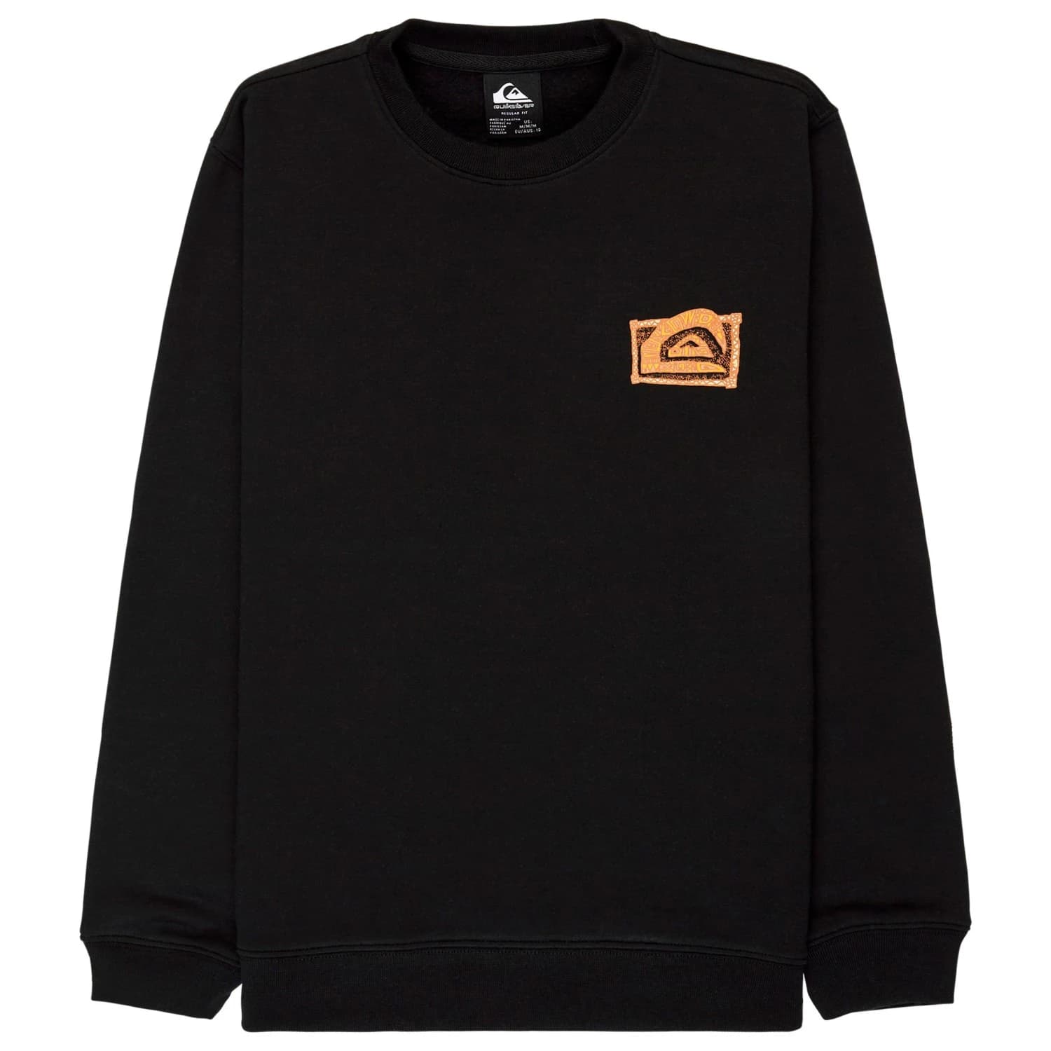 Детски пуловер Quiksilver Kid's Graphic Crew Youth Jumper - Black