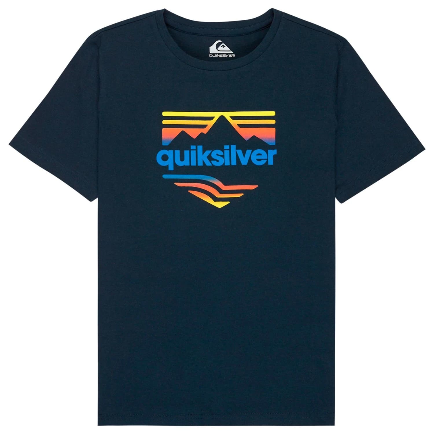 Детска тениска Quiksilver Kid's Horizon Fade S/S T-shirt - Dark Navy
