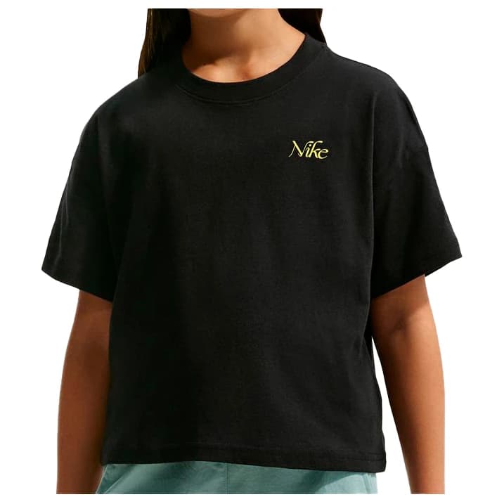 Тениска Nike Girl's NSW Tee OC Boxy Flower T-shirt - Black