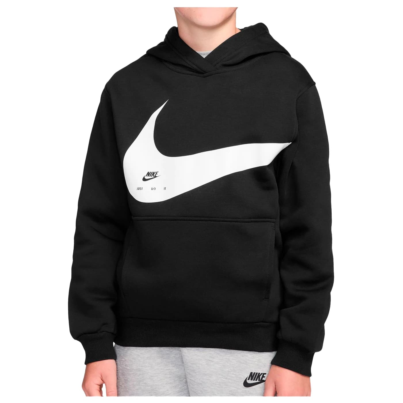 Детска тениска Nike Kid's NSW Club BRND NRG Top Running shirt - Black / White