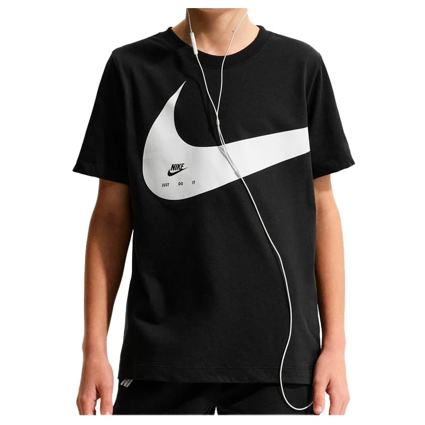 Детска тениска Nike Kid's NSW Tee Club Energy T-shirt - Black