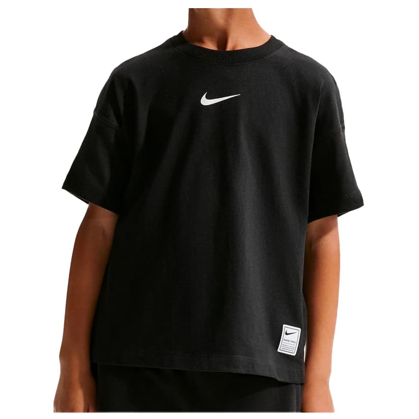 Детска спортна тениска Nike Kid's Pro Dri-FIT Short-Sleeve Training Top Sport shirt - Black / White
