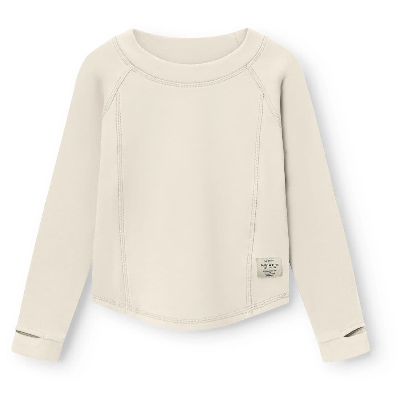 Детски поларен пуловер Mini A Ture Kid's Matlenie Fleece jumper - Angora Cream