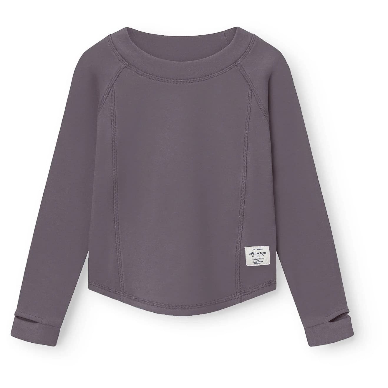 Детски поларен пуловер Mini A Ture Kid's Matlenie Fleece jumper - Rabbit Plum