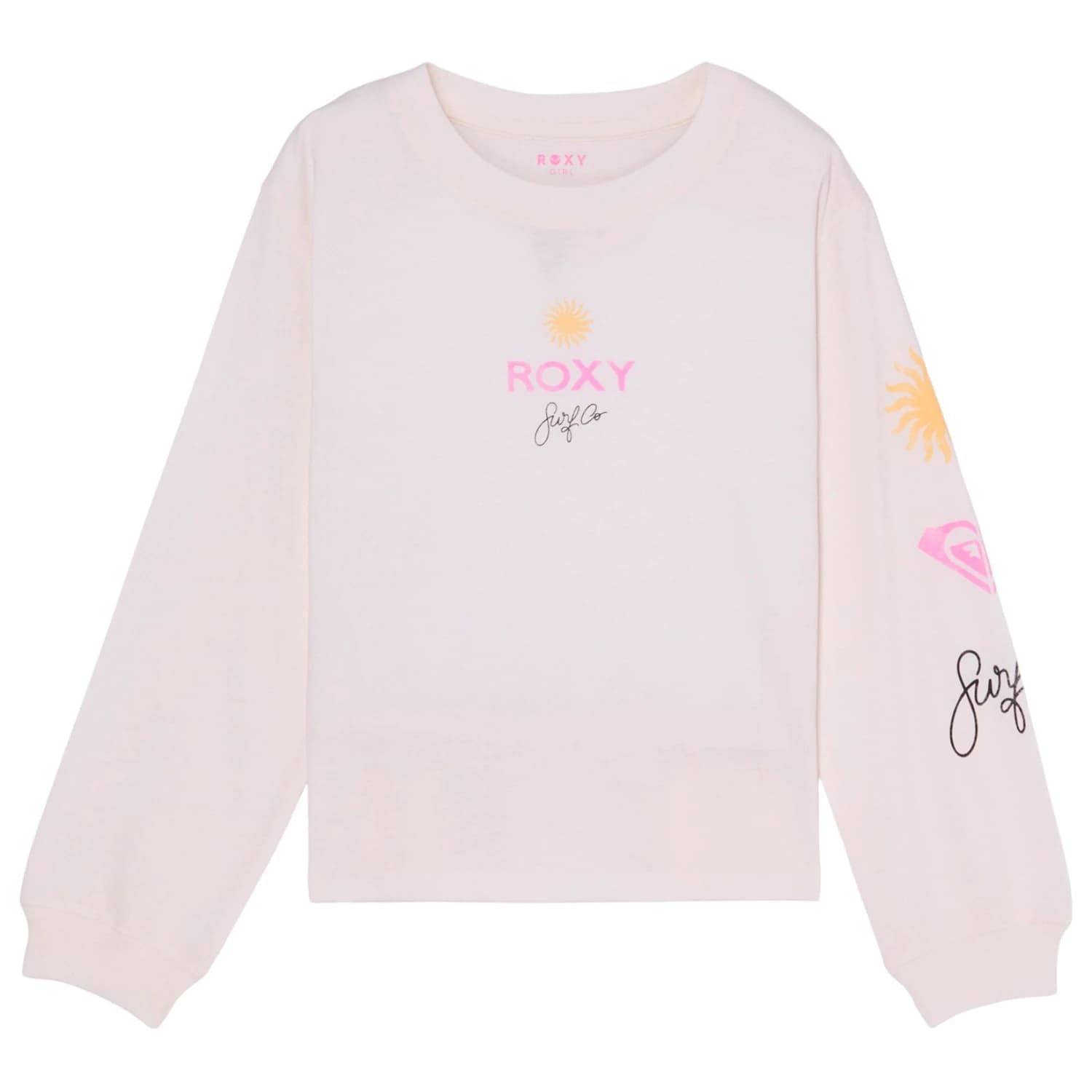 Детски пуловер Roxy Kid's Orchidregular L/S Jumper - Coconut Milk