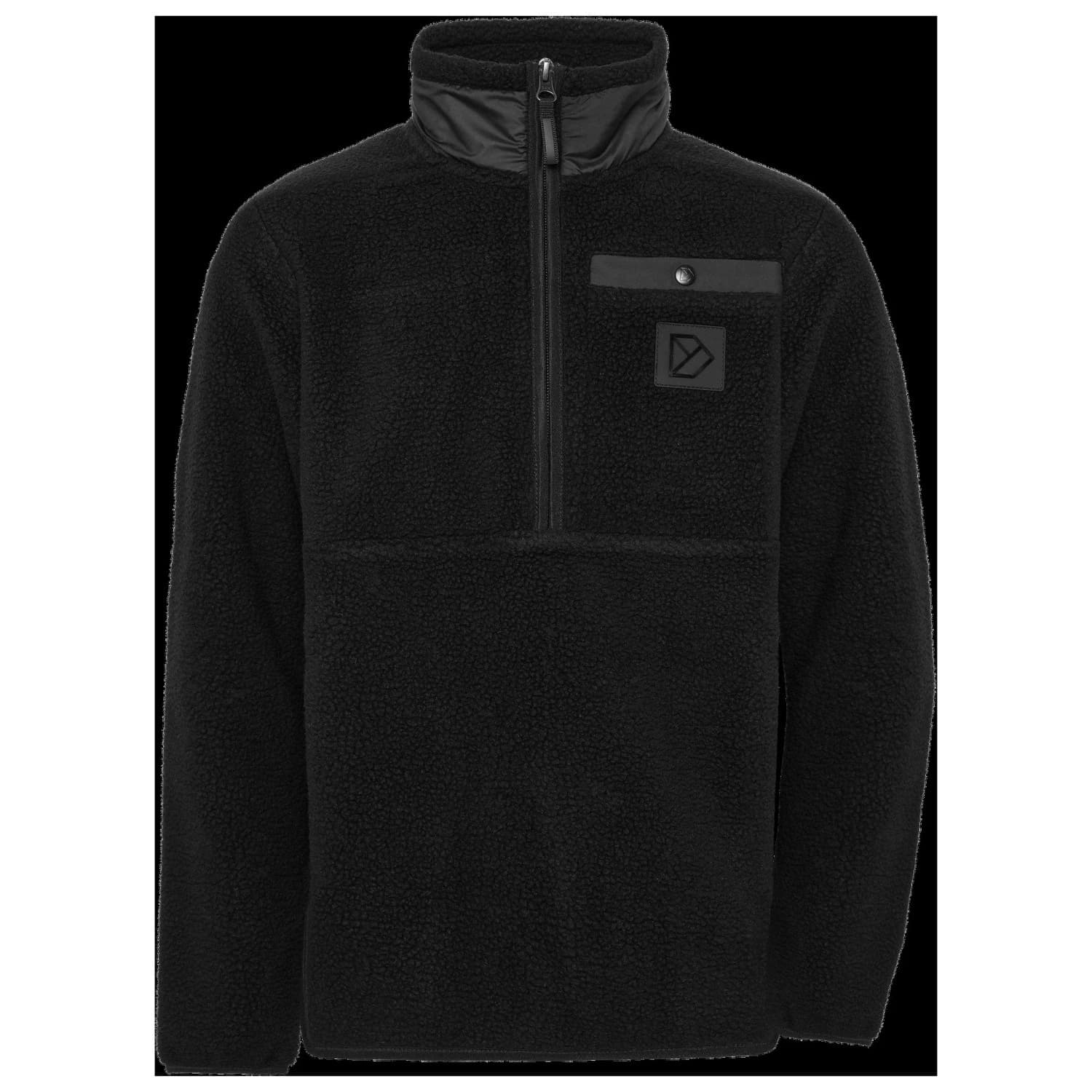 Детски поларен пуловер Didriksons Kid's Joule Half-Zip Fleece jumper - Black