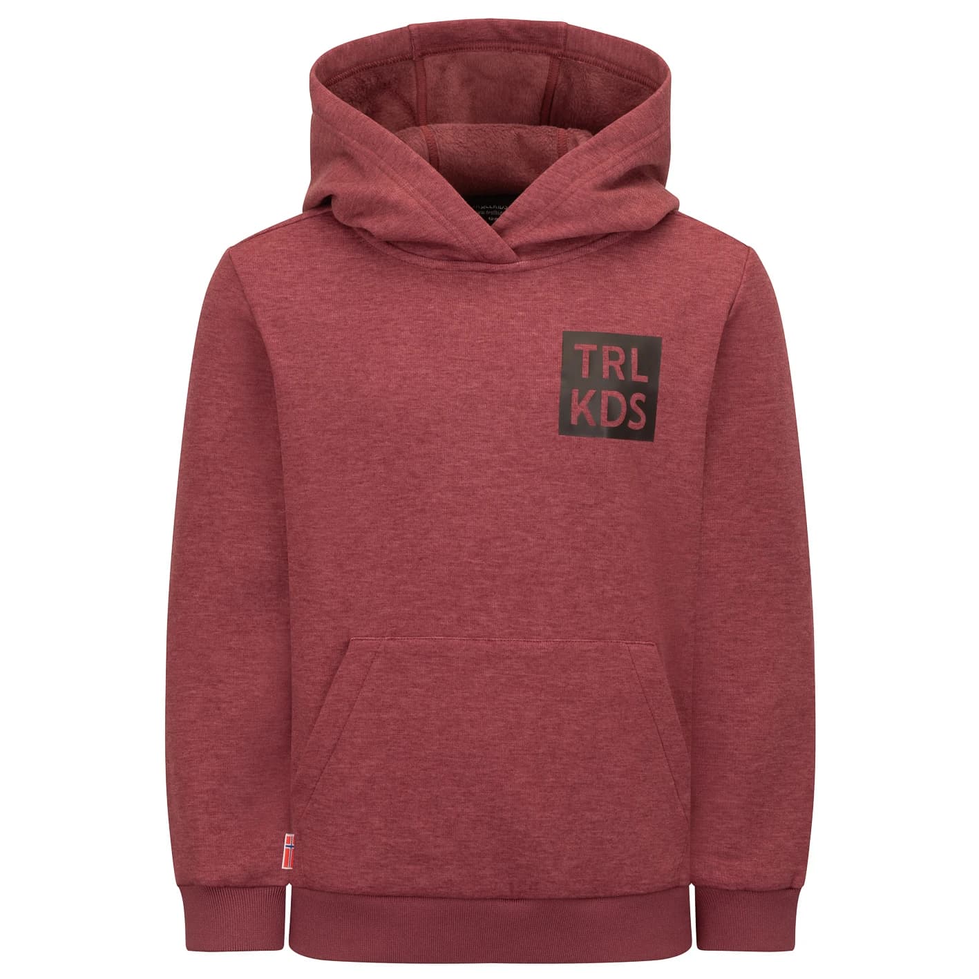 Детски суичър Trollkids Kid's Rosfjord Sweater Hoodie - Frozen Berry