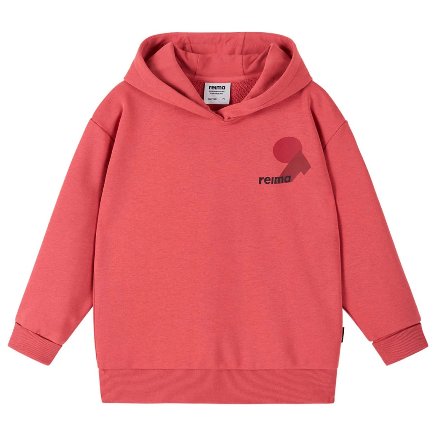 Детски суичър Reima Kid's Huppis Hoodie - Red Clay