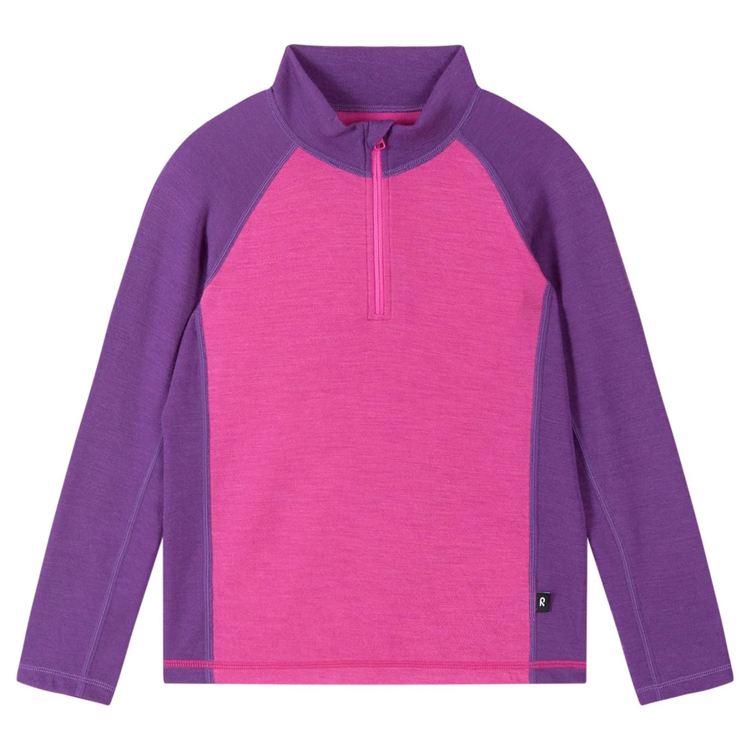 Детски вълнен пуловер Reima Kid's Wool Sweater Viihdyn Wool jumper - Fuchsia