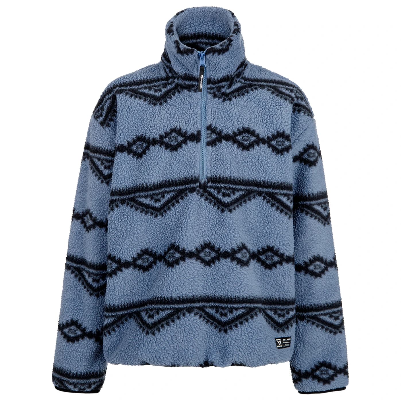 Детски поларен пуловер Brunotti Kid's Kennety Fleece jumper - Flint Stone
