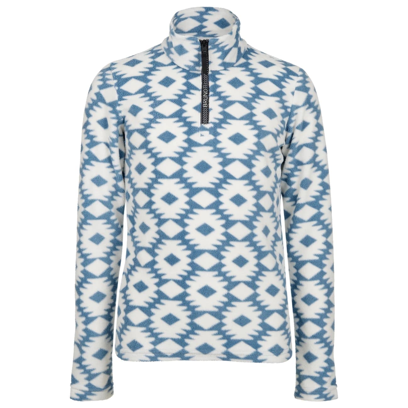 Детски поларен пуловер Brunotti Kid's Mismy-Print Fleece jumper - Pale Blue