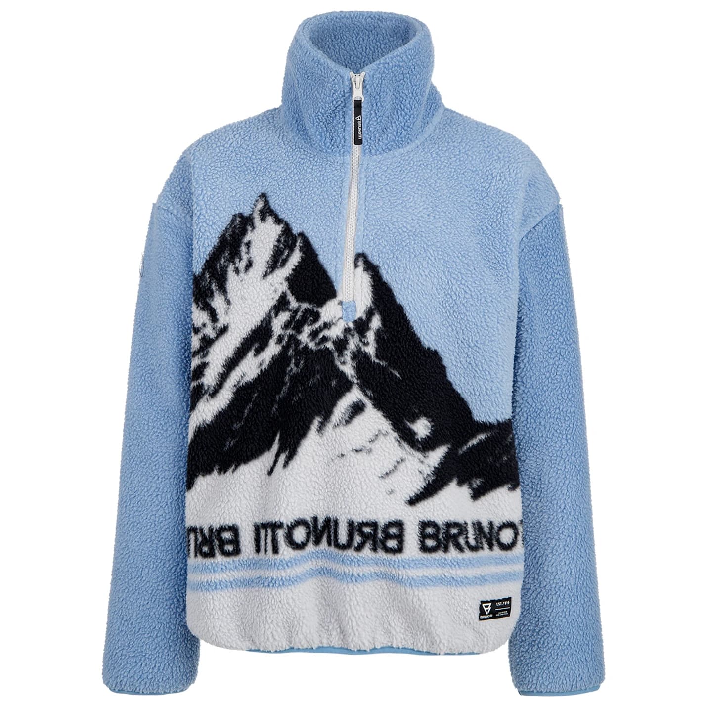 Детски поларен пуловер Brunotti Kid's Reggios Fleece jumper - Flint Stone
