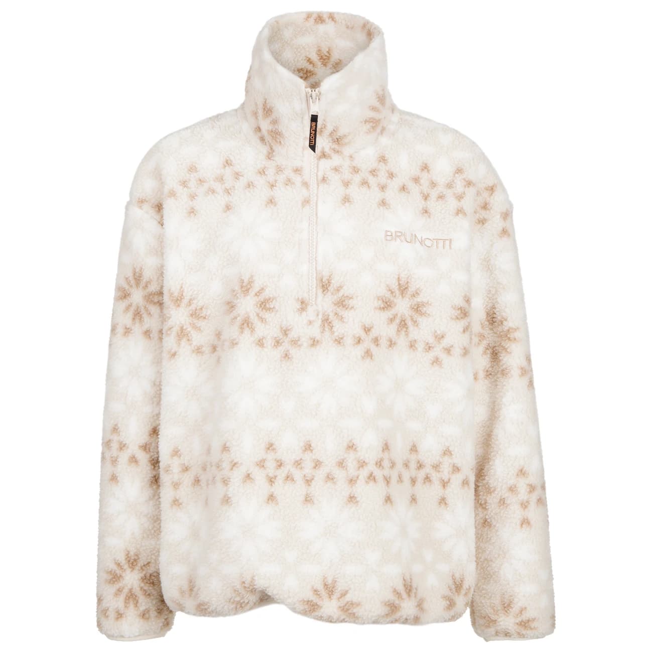 Детски поларен пуловер Brunotti Kid's Rezany-Print Fleece jumper - Moonbeam