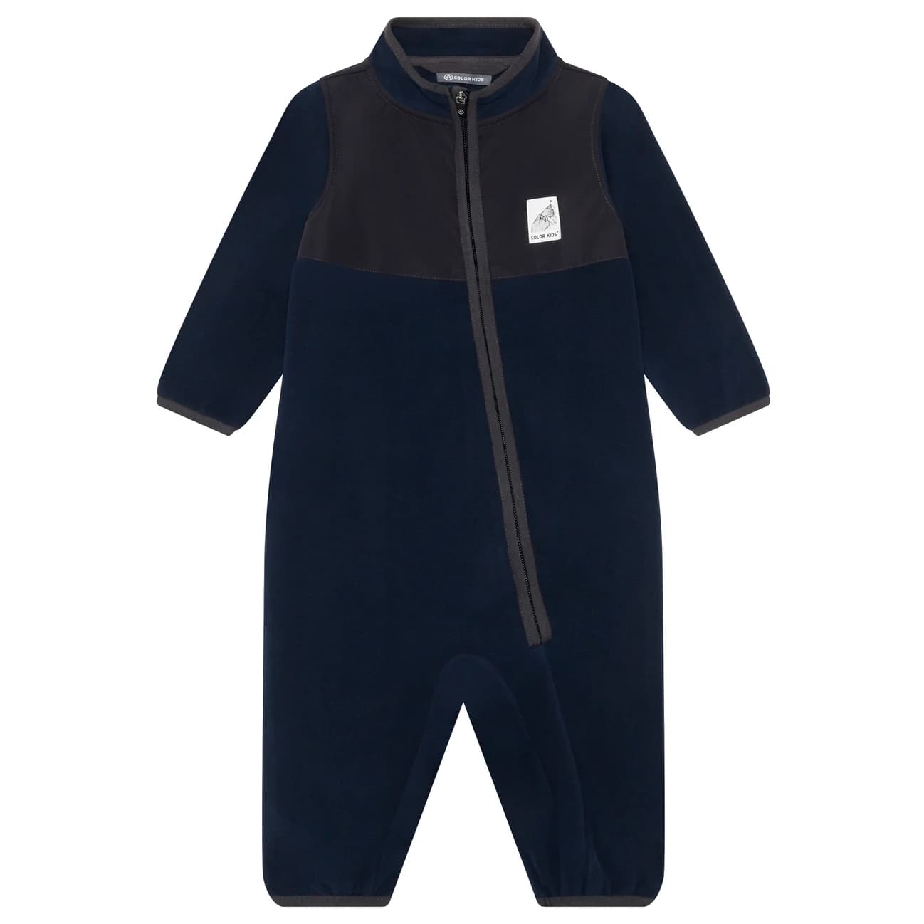 Детски цял костюм Color Kids Baby's Fleece Suit Overall - Total Eclipse