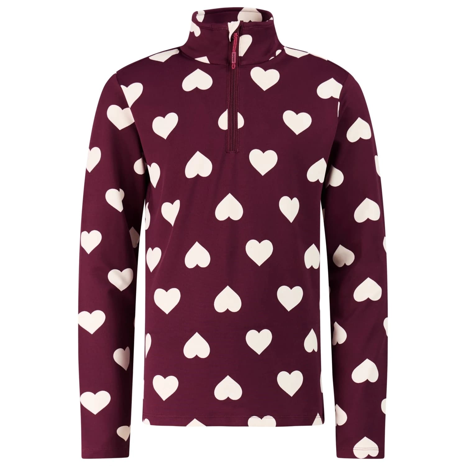 Детски поларен пуловер Protest Kid's PRTTopsy 1/4 Zip Active Top Fleece jumper - Current Purple