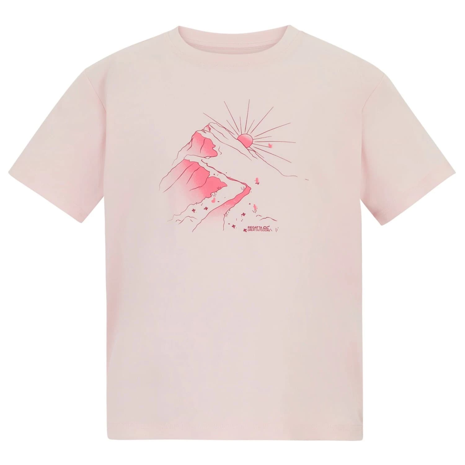 Детска спортна тениска Regatta Kid's Aria Sport shirt - Pink Haze