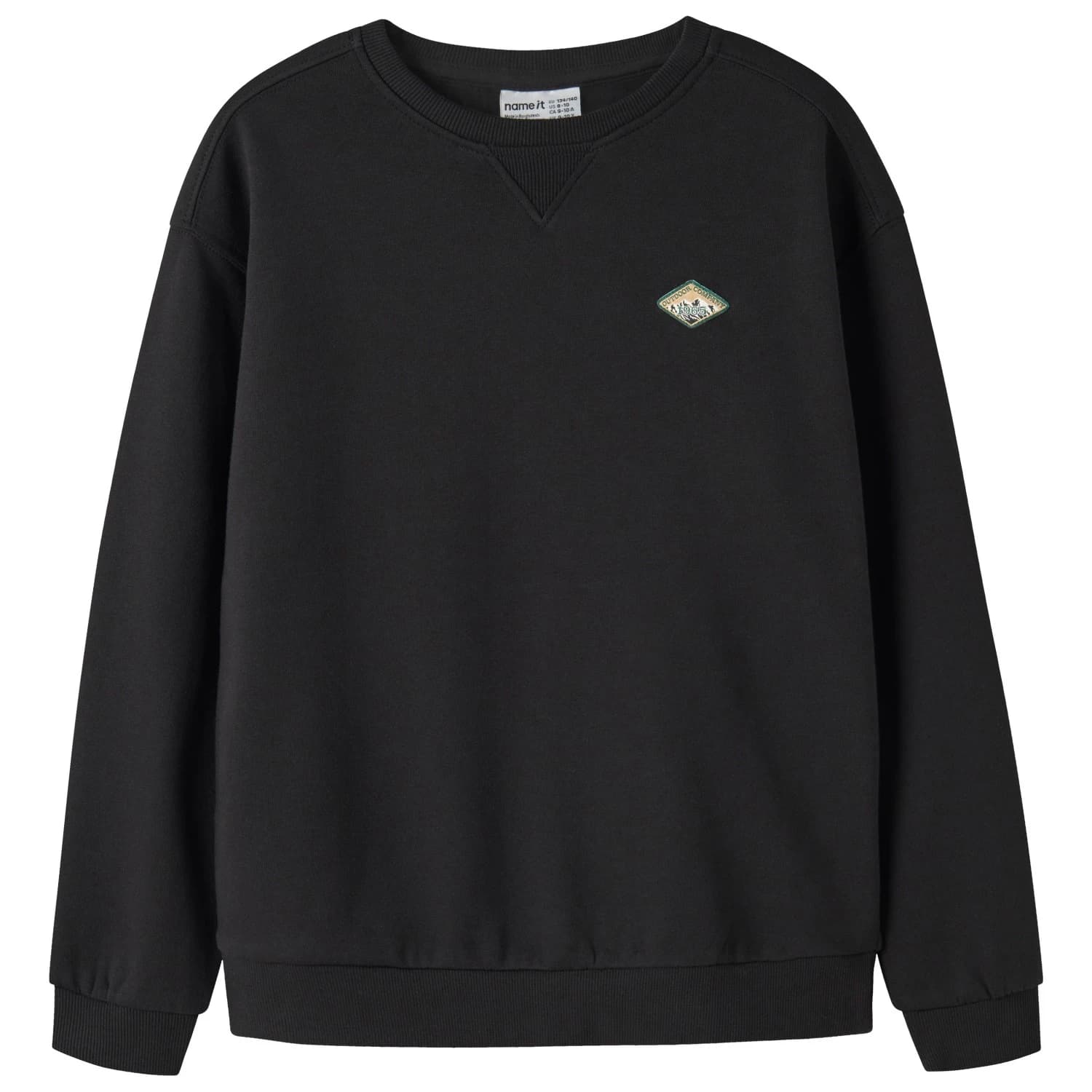Детски пуловер Name it Kid's L/S Relax Sweatshirt Jumper - Black