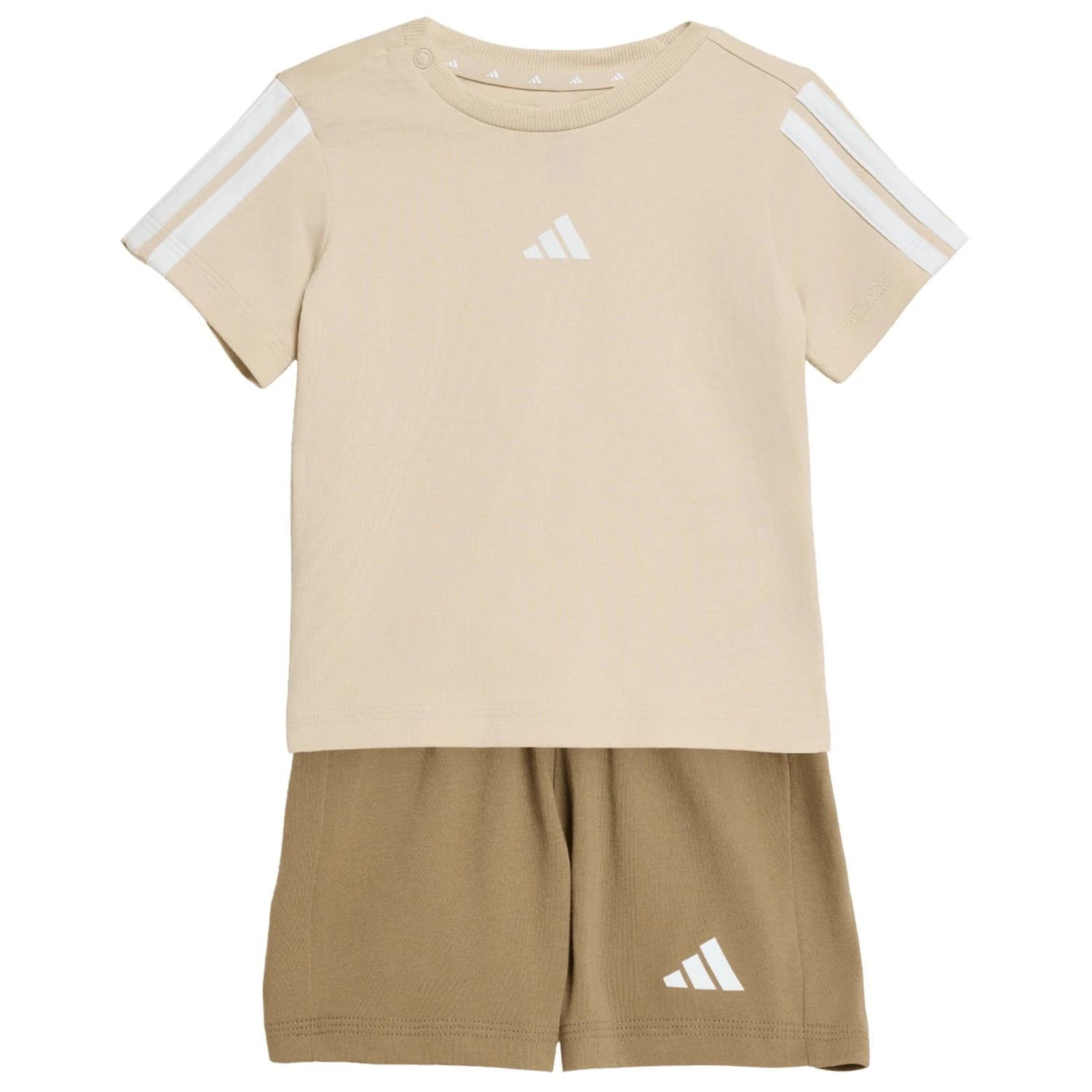 Детска тениска adidas Kid's Essentials T-Shirt Set T-shirt - Crystal Linen / White
