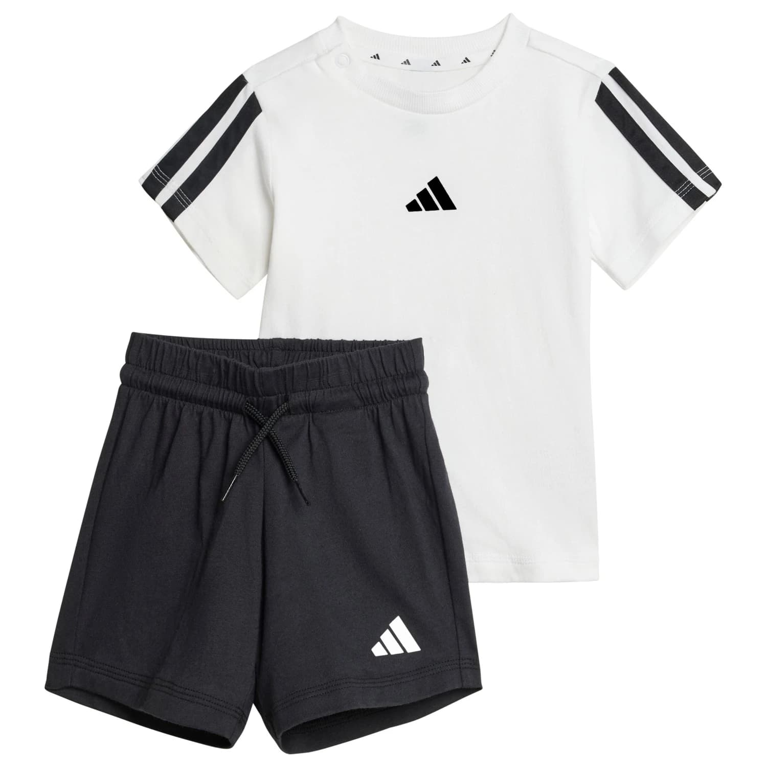 Детска тениска adidas Kid's Essentials T-Shirt Set T-shirt - White / Black