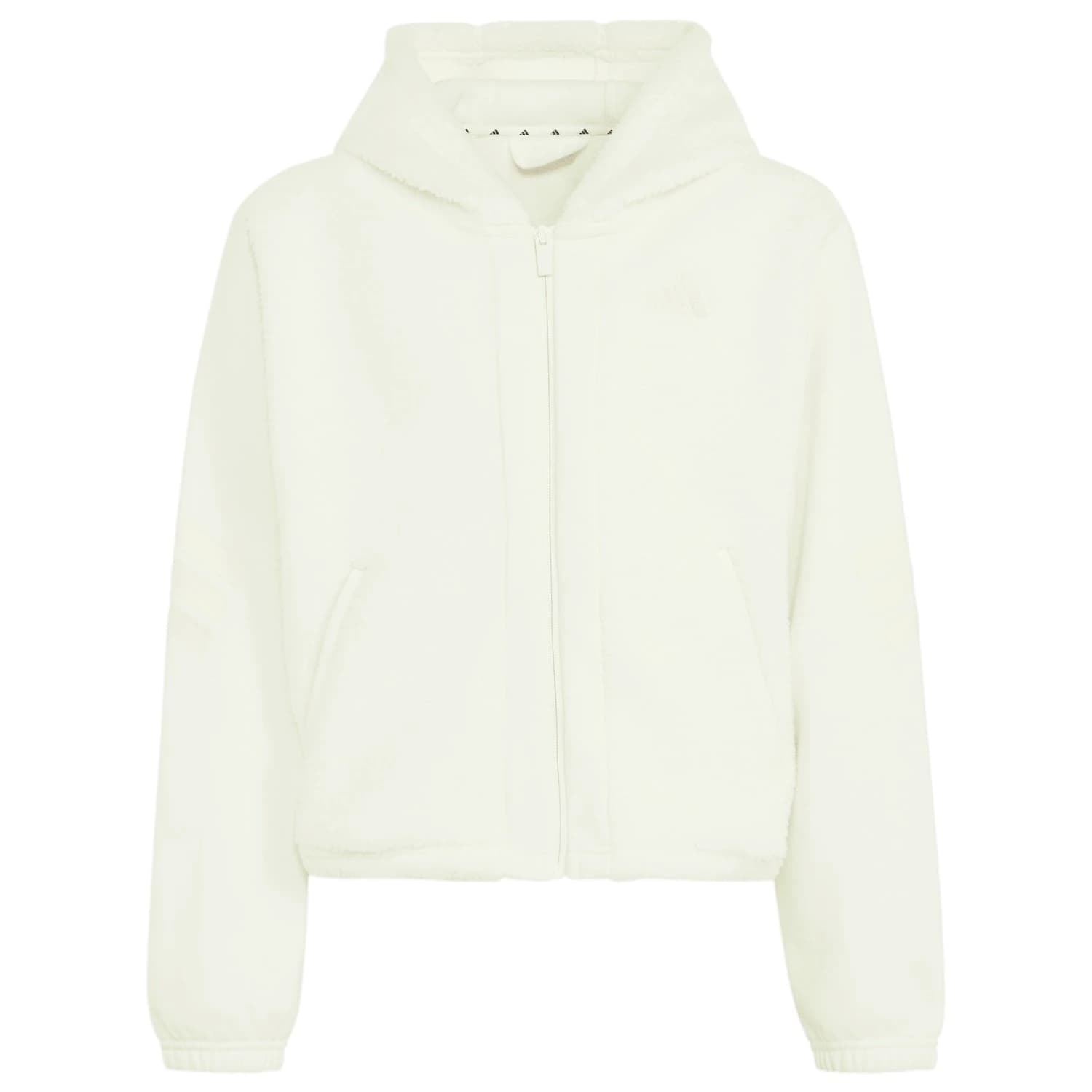 Детско яке за тренировка adidas Kid's Future Icons Full Zip Hooded Jacket Training jacket - Off White / Cream White
