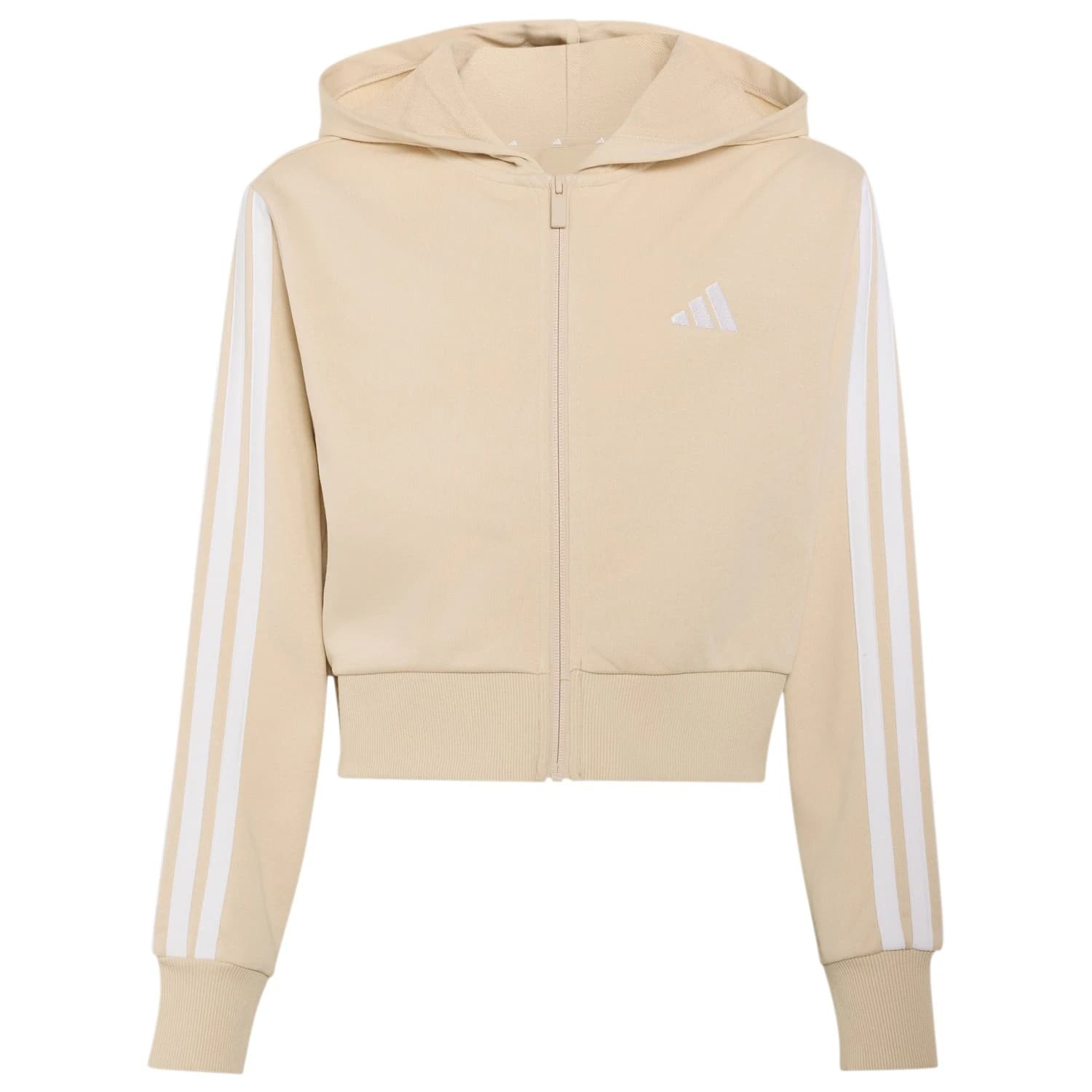Детски суичър adidas Kid's Essentials Full Zip Hoodie Zip-up hoodie - Crystal Linen / White